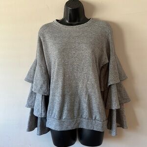 EUC Penelope Project
Triple Ruffle Sleeve Top SIZE SMALL